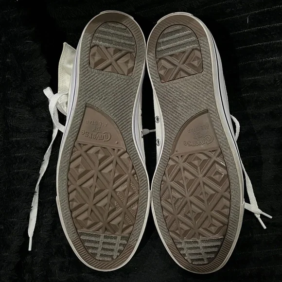 Converse White High-Top Sneakers - Picture 4 of 4